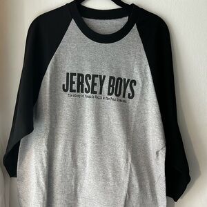 Jersey boys Broadway musical baseball shirt Sz L